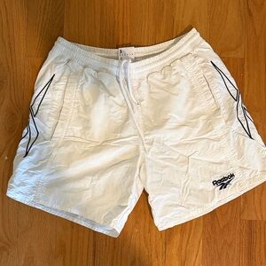 VNTG Reebok Men’s White Soccer Shorts